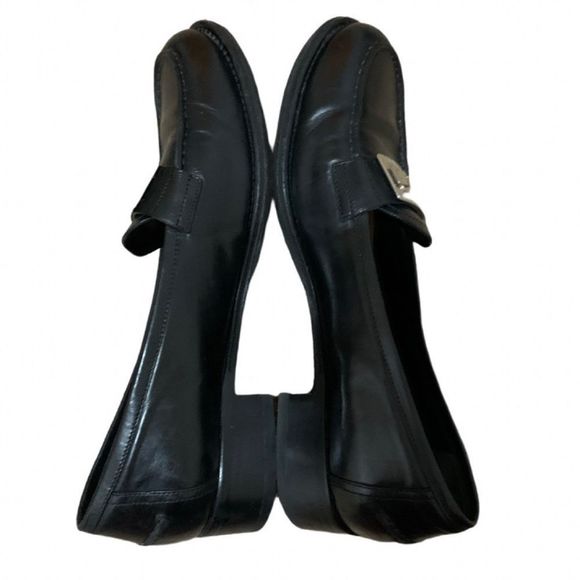 PRADA LOAFERS LEATHER W/ VIBRAM SOLE PROTECTORS | SZ WOMENS 40 | AUTHENTIC - Picture 3 of 6